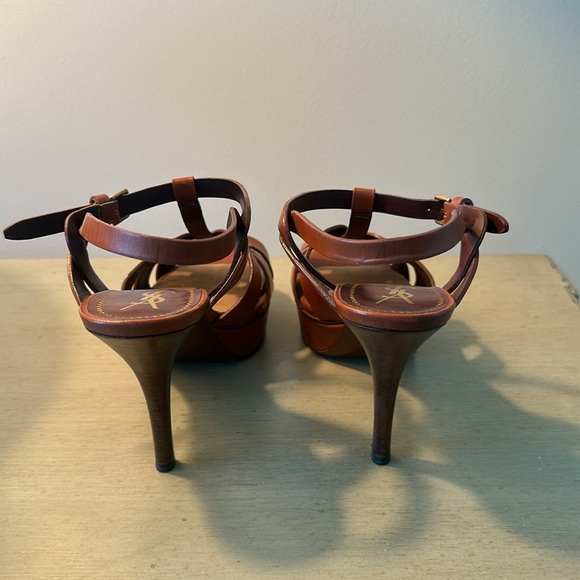 SAINT LAURENT TRIBUTE PLATFORM SANDAL - Picture 3 of 9